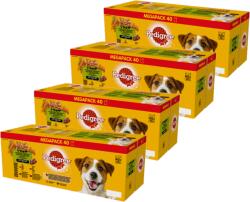 PEDIGREE Pedigree felnőtt nedves kutyaeledel vegyes tasak (csirke és zöldség, marhahús és zöldség, pulyka és sárgarépa, marhahús és bárány) 160x100g