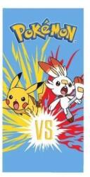Carbotex Pokémon: Pikachu párbaj fürdőlepedő, pamut - 70 x 140 cm (PK240515-R) - ejatekok