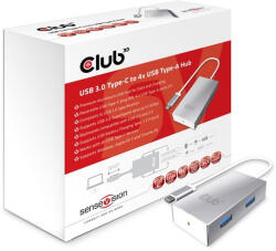 Club 3D USB TYPE C 3.1 GEN 1 TO 4 USB TYPE A USB 3.1 GEN 1 INCLUSIVE 1 PORT BC1.2 TÖLTŐ (CSV-1541) - mzona