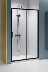 Radaway Premium Pro Black DWJ zuhanyajtó 160x200 átlátszó üveggel, jobbos / fekete profilszín 1014160-54-01R (1014160-54-01R)