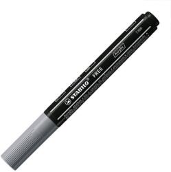 STABILO Akril marker STABILO FREE Acrylic T300 Kerek hegy 2-3 mm - sötétszürke