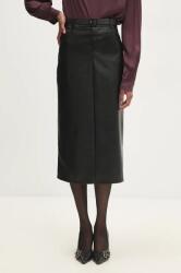Answear. LAB Answear Lab szoknya fekete, midi, harang alakú - fekete XL - answear - 8 990 Ft