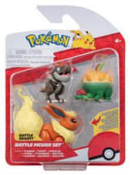 Pokémon 3 db-os figura - Appltun, Tyrunt, Flareon - delfinbuvar