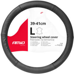 AMiO Kormányvédő L Ø 39-41 cm perforált bőr - AMIO