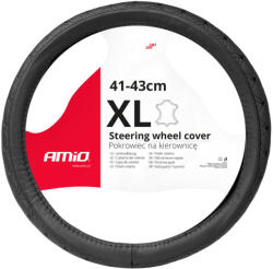 Amio Kormányvédő XL Ø 41-43 cm bőr, steppelt minta - AMIO