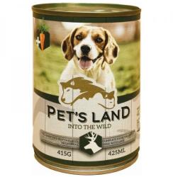Pet's Land Konzerv Vadhús répával 24x415g