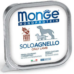 Monge Monoprotein Paté 150g Alutálca 100% Bárány - krizsopet