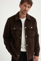 APC A. P. C. kordbársony kabát Blouson Alex barna, átmeneti, COGVV. H02625. CAE - barna L