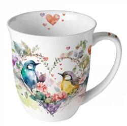 Ambiente AMB. 18418435 Loving birds porcelánbögre 0, 4l (8712159194791)