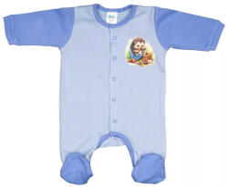  Vékony, pamut, elöl patentos rugdalózó Süni mintával (62)