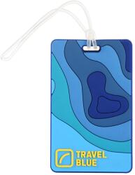 Travel Blue Map Id Tag