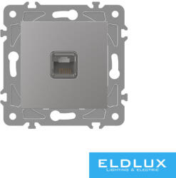 ELDLUX ELDGROUND RJ45 Cat. 5e UTP aljzat ezüst (ELD303651)