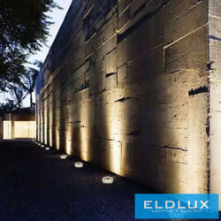 ELDLUX Taposólámpa LED 3w 300lm 4000k 45° IP67 acél Ø90-Ø76x85mm (ES08-3N)