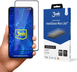 3mk Protection HardGlass Max Lite Samsung Galaxy S23 Plus, teljes képernyős edzett üvegfólia, fekete