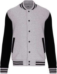 Kariban KA498 Teddy gyerek pulóver - Oxford grey/black szín (ka498ogr/bl-8/10)