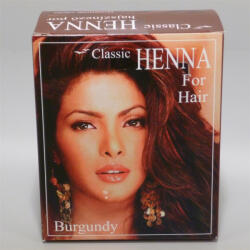HennaPlus hajszínező por burgundi vörös 100 g - perfectlife