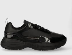 Tommy Hilfiger sportcipő WOMENS CHUNKY RUNNER PATENT fekete, FW0FW07867 - fekete Női 37