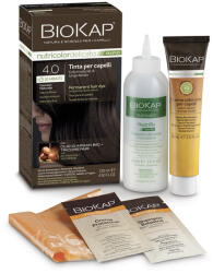 BioKap nutricolor rapid tartós hajfesték nr 4.0 natural brown 135 ml - perfectlife