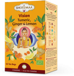 Shoti Maa bio vision kurkuma, gyömbér és citrom tea 16x2g 32 g