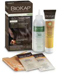 BioKap nutricolor rapid tartós hajfesték nr 5.0 natural light chestnut 135 ml - perfectlife