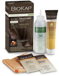BioKap nutricolor rapid tartós hajfesték nr 6.06 dark blond havana 135 ml - perfectlife