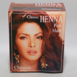 HennaPlus hajszínező por gesztenyebarna 100 g - perfectlife