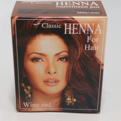 HennaPlus hajszínező por mélyvörös 100 g