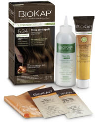 BioKap nutricolor rapid tartós hajfesték nr 5.34 honey chestnut 135 ml - perfectlife