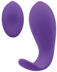 S Pleasures Vibrator Clitoridian cu Telecomanda S Pleasures Velvet Droplet Purple Vibrator