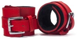 Devil Sticks Catuse BDSM Hand Cuffs Grain Devil Sticks Red din Piele