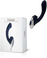 NMC Vibrator Titanz 8 cu Suctie Rechargeable Blue Vibrator