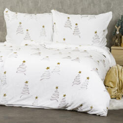 4Home Lenjerie de pat din microflanel 4Home Christmas tree, 140 x 200 cm, 70 x 90 cm, 140 x 200 cm, 70 x 90 cm