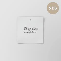  Karácsony - Áldott, békés ünnepeket! (5 db kísérőkártya)