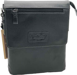  Borseta Slim din Piele naturala - Perfecta pentru Tableta, 27cm x 22 cm x 4 cm, Negru