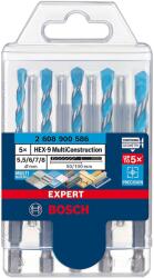 Bosch Expert HEX-9 MultiConstruction Fúrószár Készlet - 165x47x10mm - 5 db / csomag