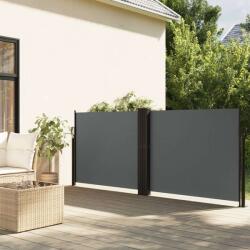 vidaXL Behúzható Napellenző - Antracitszürke - 120x1000 cm (4004703)