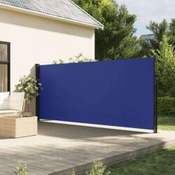 vidaXL kék behúzható oldalsó napellenző 160 x 600 cm (4004521)