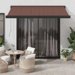 vidaXL Kihúzható Napellenző - Barna - 300x250 cm (3215723)