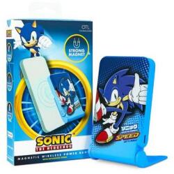 OTL TECHNOLOGIES OTL Sonic The Hedgehog Mágneses Vezeték nélküli Powerbank (Platform nélküli) (2809345)