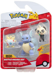 Pokémon 3 db-os figura Togepi, Pancham, Wartortle (PKW3051)