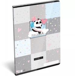Lizzy Card Pandacorn: Négyzetrácsos füzet, 32 lap - A4 (17588) - jateknet