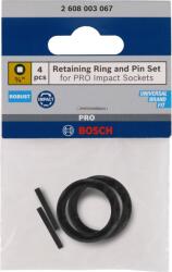 Bosch Retaining Ring and Pin Set for PRO Impact Socket, 3/4" , 4 részes 2608003067 (2608003067)