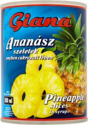 Giana szeletelt ananászbefőtt 565 g