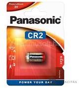 Panasonic CR2 3V lítium fotóelem 1db/csomag (CR2L-1BP) (CR2L-1BP)