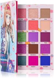 Rude Cosmetics Manga Collection Pigments & Shadows Palette szemhéjfesték paletta árnyalat First Love Diary 22 g