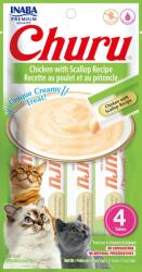  Inaba Cat Churu Püré - csirke, fésűkagylóval 4 x 14 g