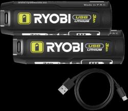 RYOBI USB LITHIUM RB4L30X2 4v akku csomag 2db 3, 0ah akku (5133006547)