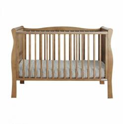 Woodies - Patut Bebe Din Lemn Masiv Noble Vintage , 120 cm x 60 cm, Design Impunator, Confortabil, Rezistent (NOBLE-VINTAGE-120)