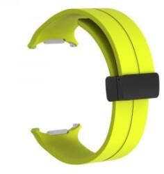 Cellect Samsung Galaxy Watch Ultra 24mm mágneses szilikon óraszíj neonzöld (CEL-STRAP-WATCH7U-NE) (CEL-STRAP-WATCH7U-NE)