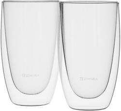Zokura Dupla Falú Üveg Pohár Szett - 350 ml, 2 darabos (Z1380)